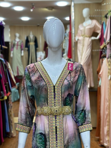 CAFTAN DJAWHRA IMPRIME Y75/G03